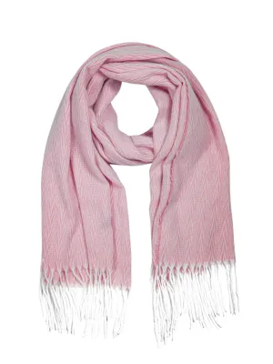 Herringbone Scarf - Pink