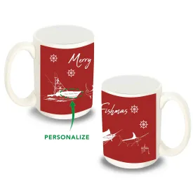 Holiday Boat Custom Mug