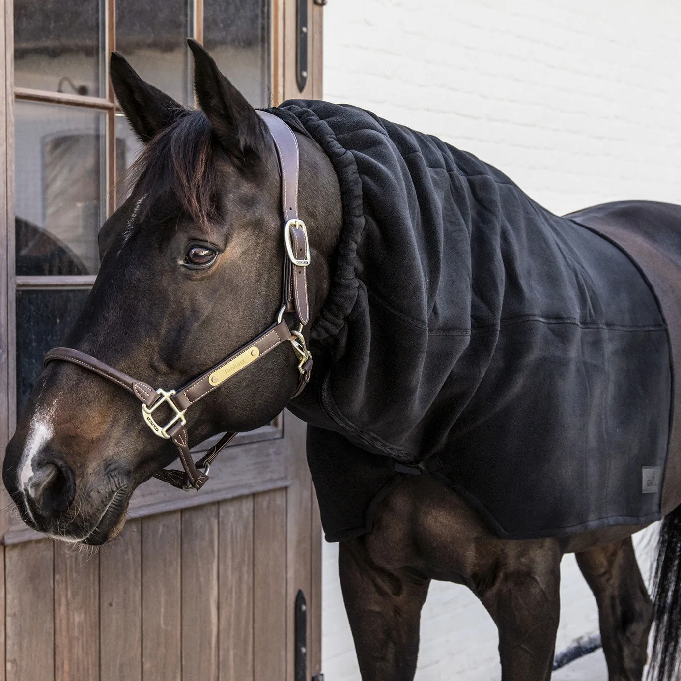 Kentucky Horsewear Heavyweight Fleece Scarf - Black