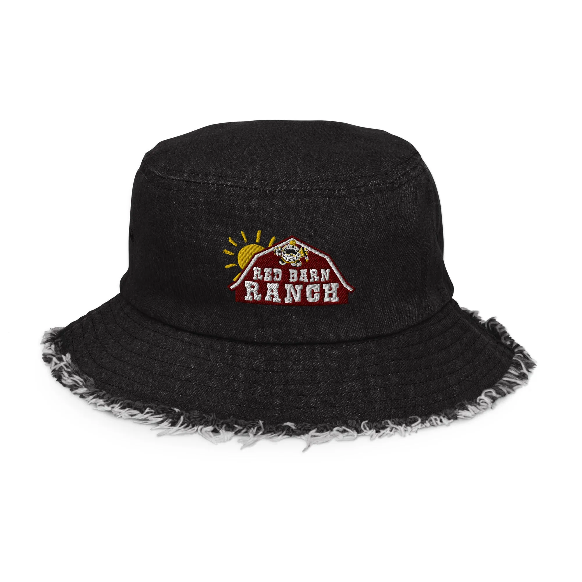 Kids After Hours Distressed Denim Bucket Hat - Red Barn Ranch