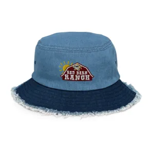 Kids After Hours Distressed Denim Bucket Hat - Red Barn Ranch