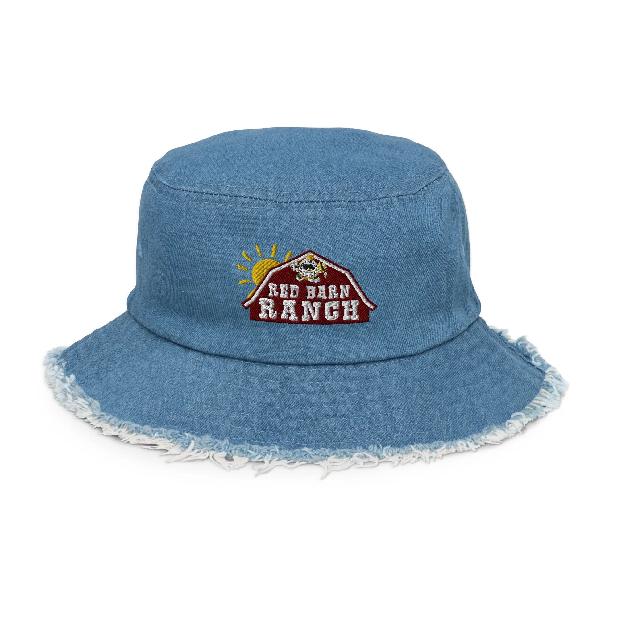 Kids After Hours Distressed Denim Bucket Hat - Red Barn Ranch