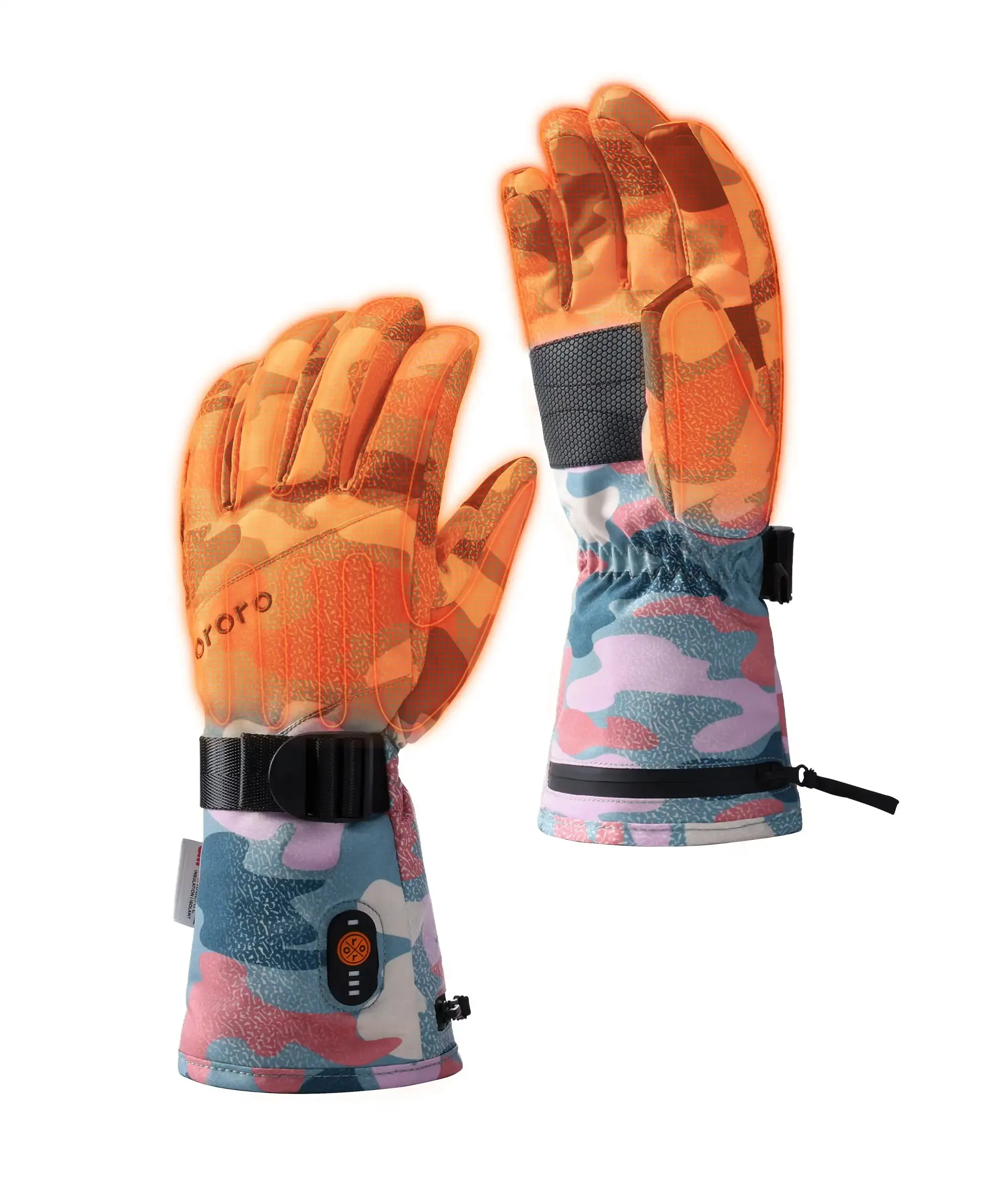 Kyoto Women's Colorprint Heated Lightweight Gloves