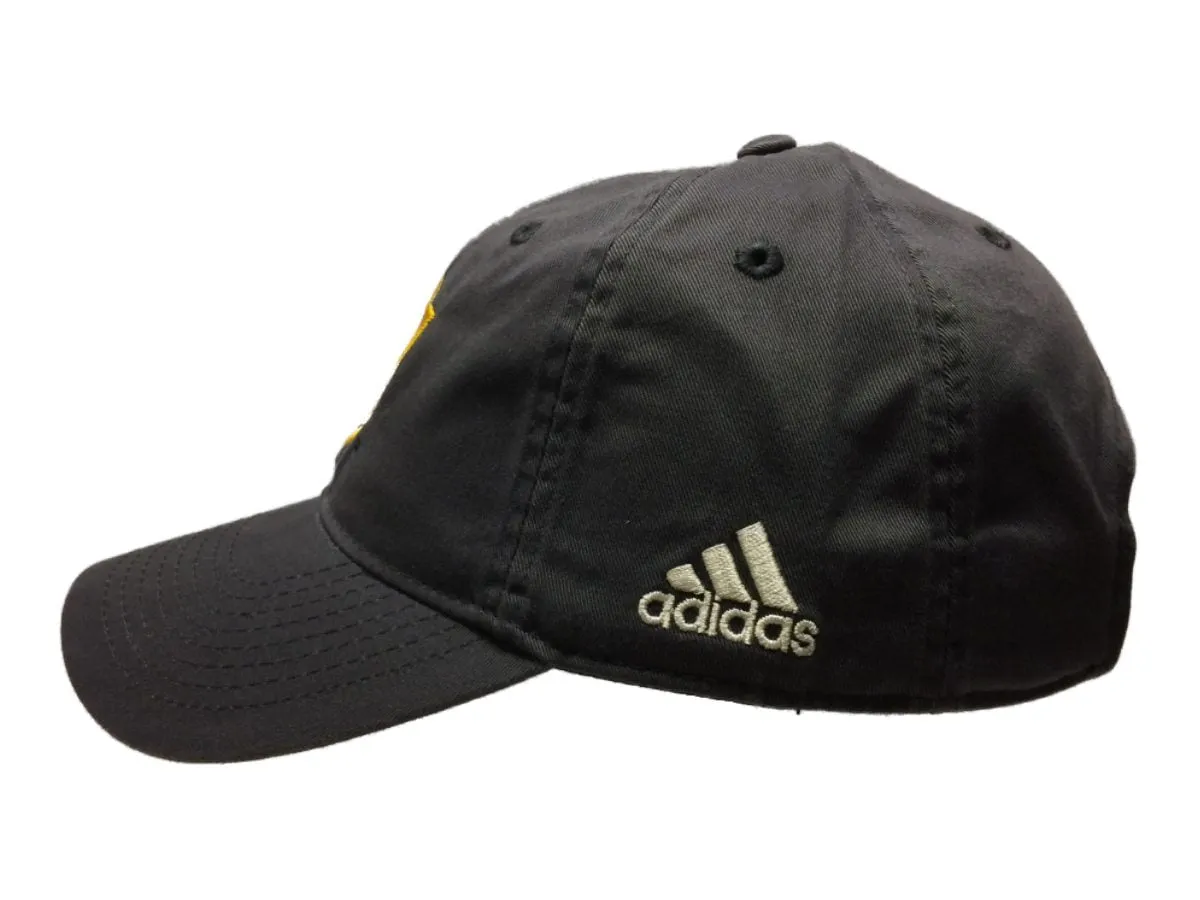 Los Angeles Galaxy Adidas Gray Relaxed Slouch Adj. Strapback Baseball Hat Cap