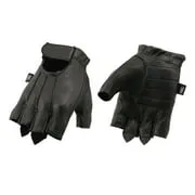 M Boss Motorcycle Apparel BOS37563 Men's Black Welted Gel Palm Leather