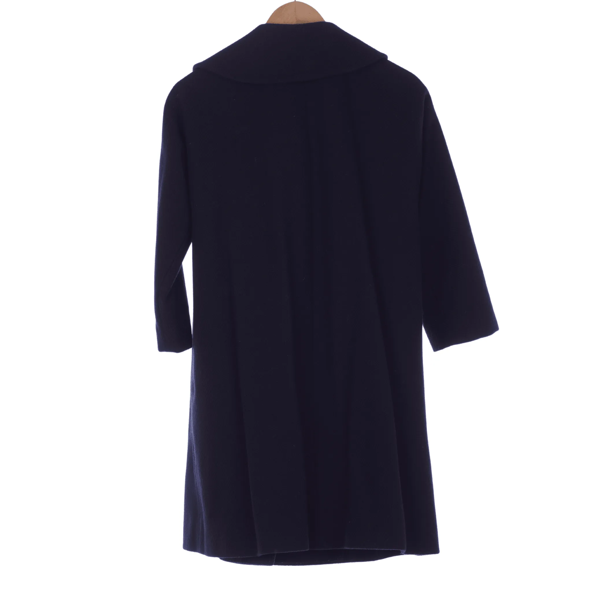 Marc Jacobs Wool Navy Long Sleeved Coat UK Size 10.