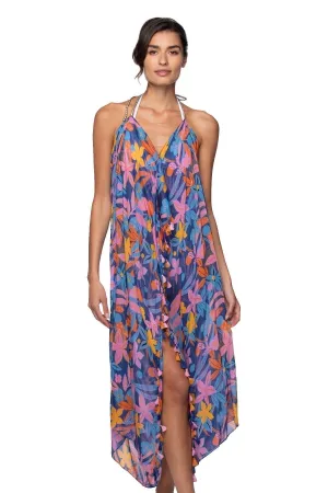 Maxi Tassel Dress in Amazing Bloom