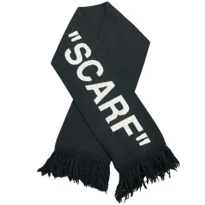 Men's Logo Scarf Black