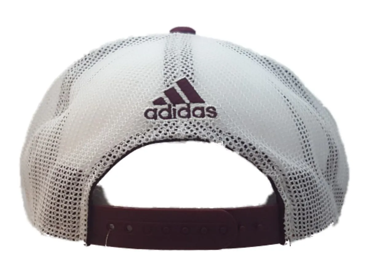 Mississippi State Bulldogs Adidas Structured Mesh Strapback Baseball Hat Cap