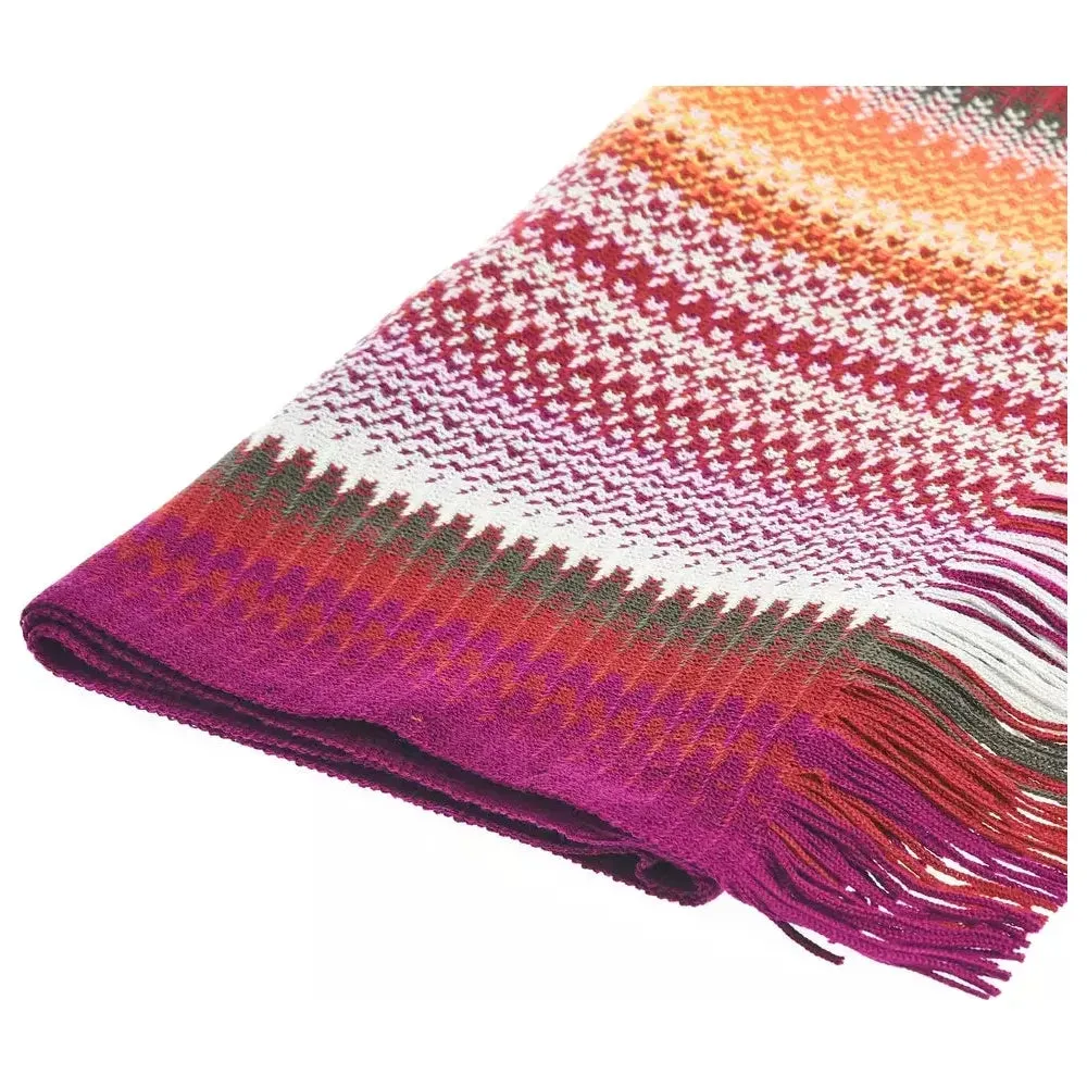 Missoni Multicolor Wool Men Scarf