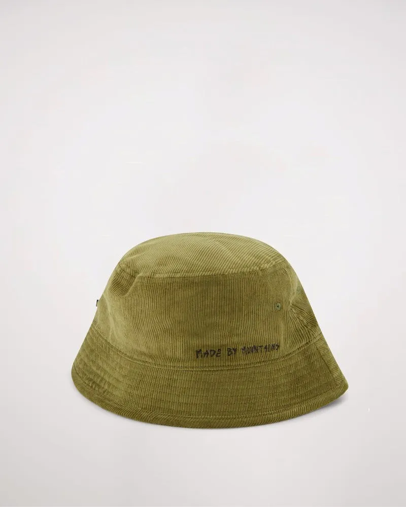 Mons Royale Corduroy Bucket Hat Dark Olive