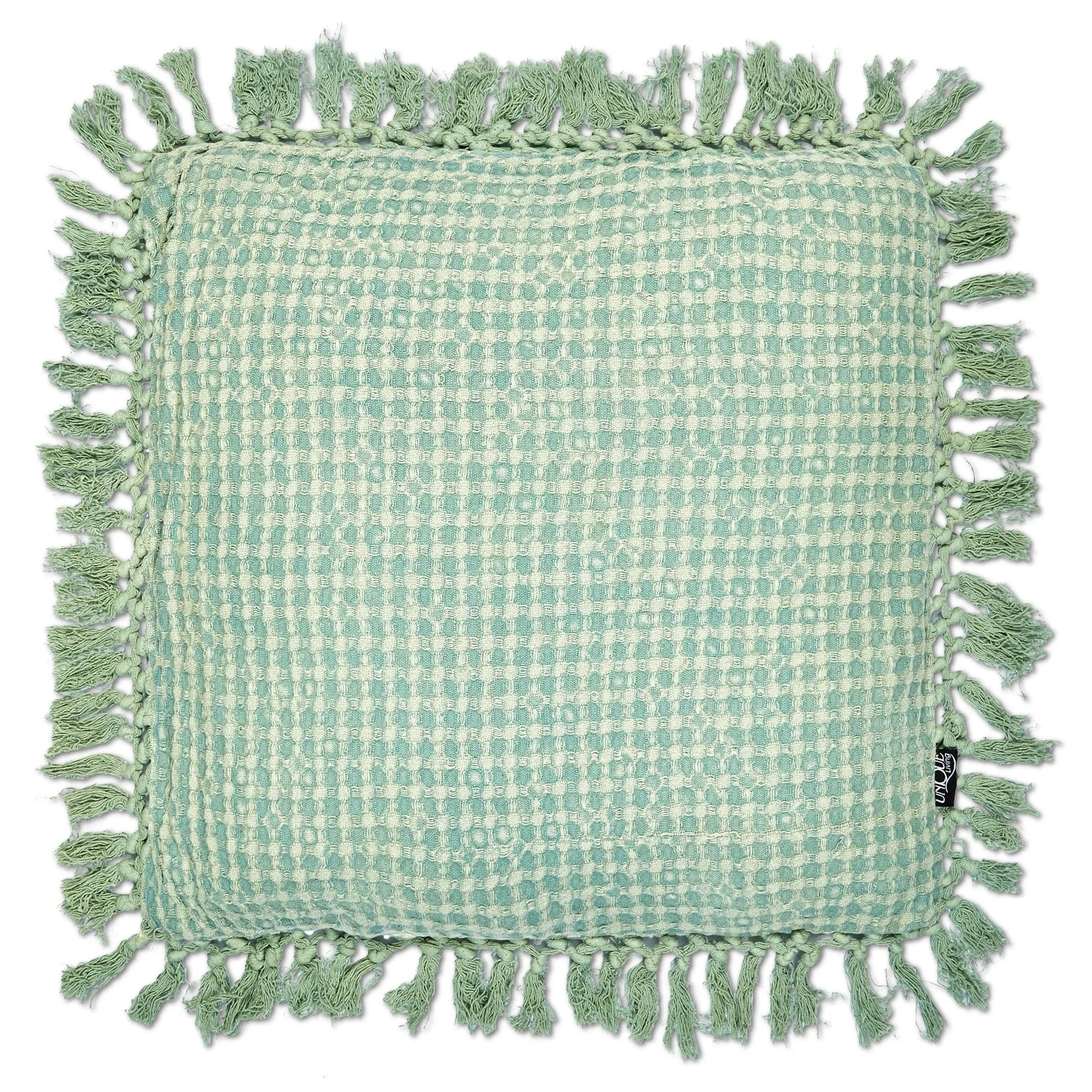 Neo Mint Tassel Decorative Throw Scatter Cushion - 45 x 45cm