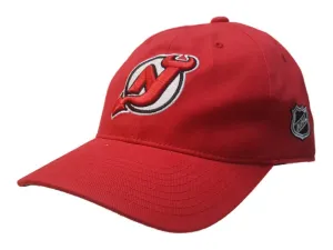 New Jersey Devils Mitchell & Ness Red Semi-Structured Adj. Baseball Hat Cap