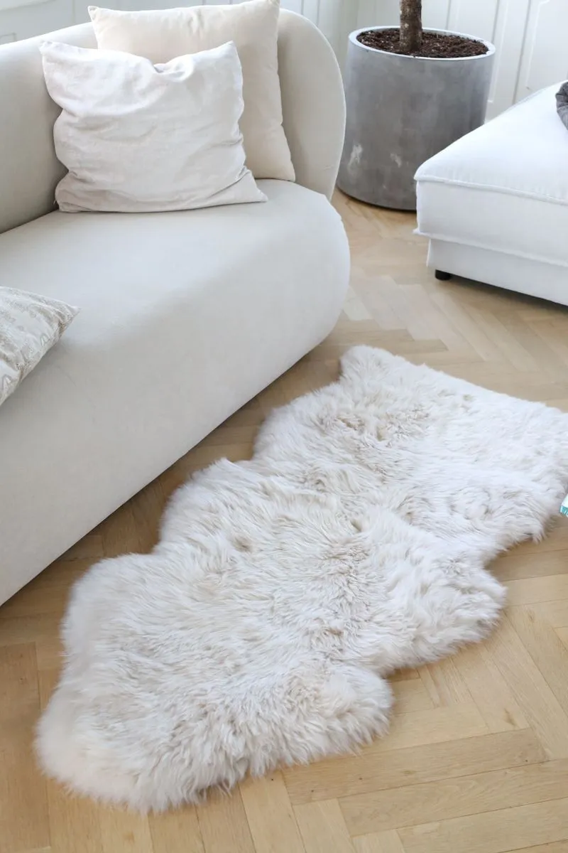 New Zealand Sheepskin | Long Wool | Rug 135 cm