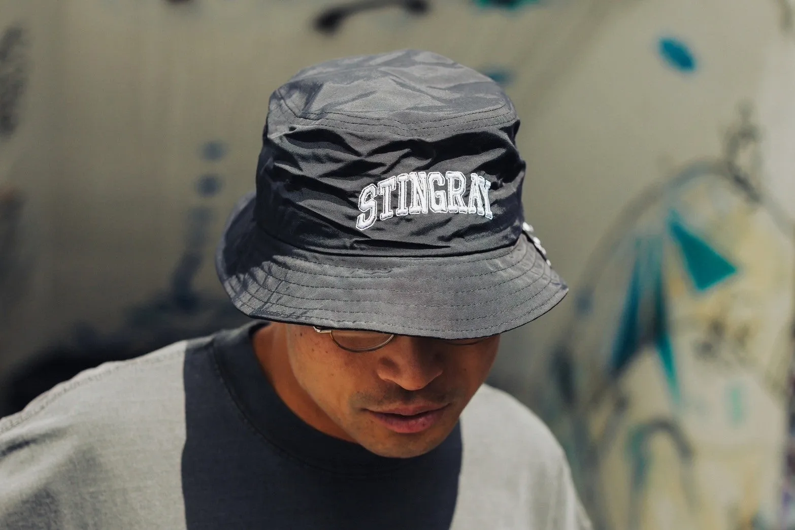 Nylon bucket hat