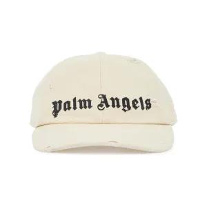 Palm Angels distressed baseball cap with logo