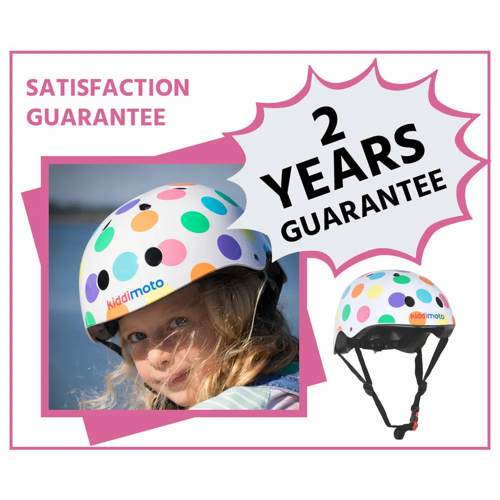 Pastel Dotty Bicycle Helmet