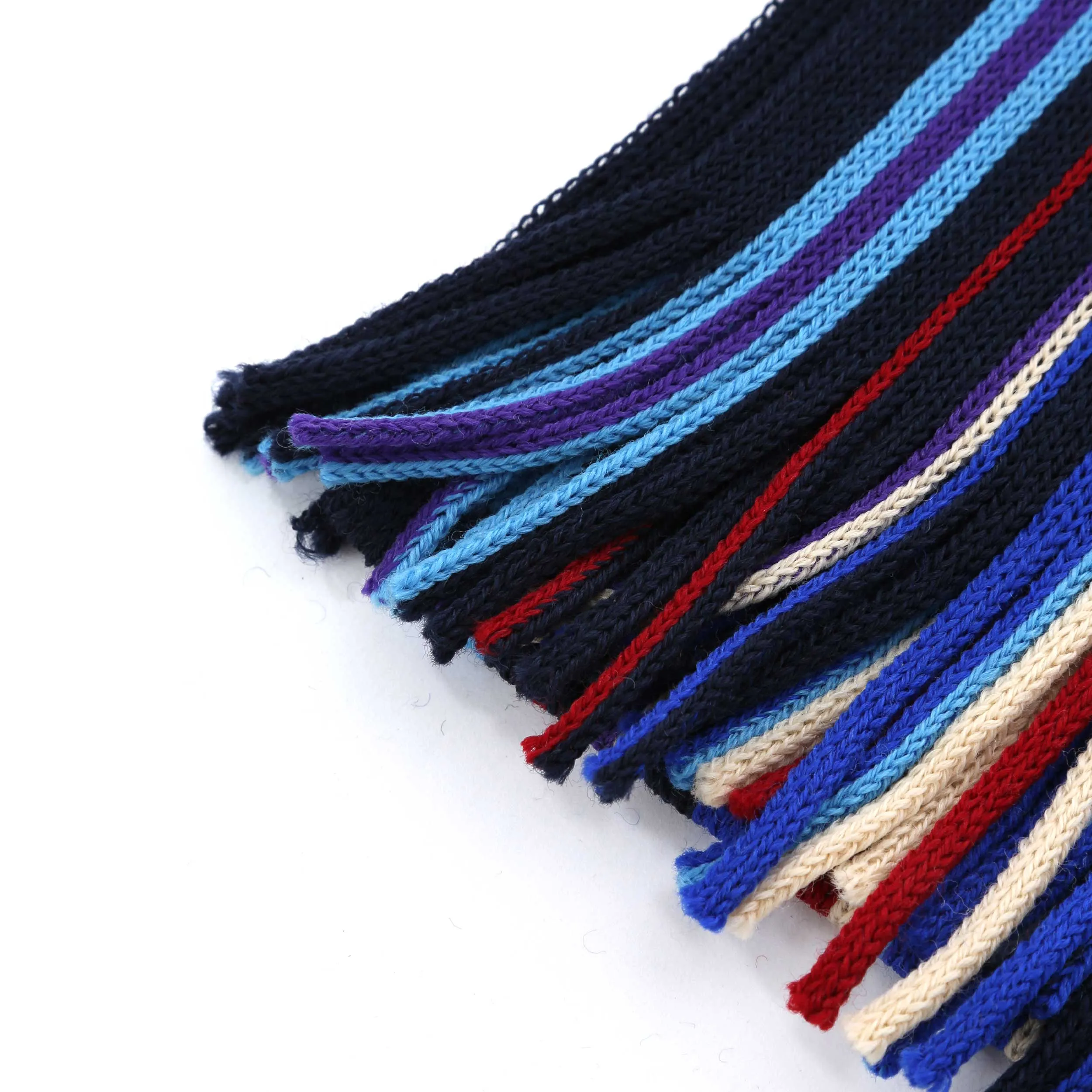 Paul Smith Spectrum Stripe Scarf in Navy