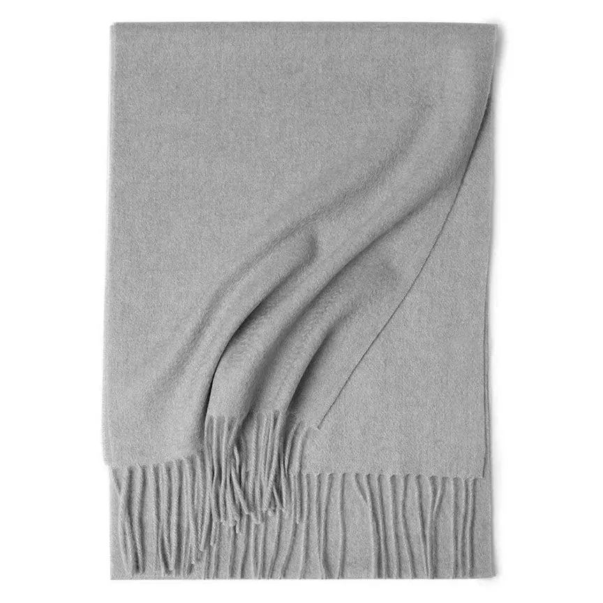 Pure Woolen Shawl Scarves - Ash