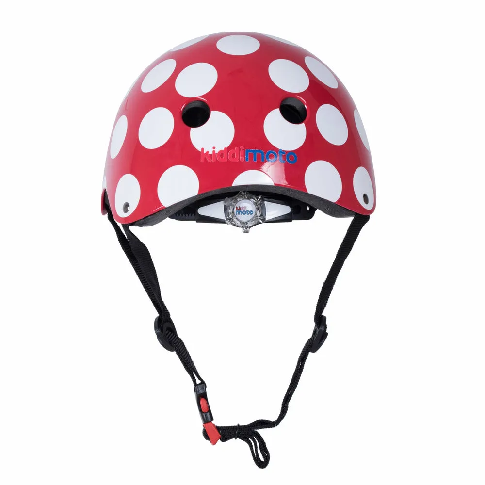 Red Dotty Bicycle Helmet