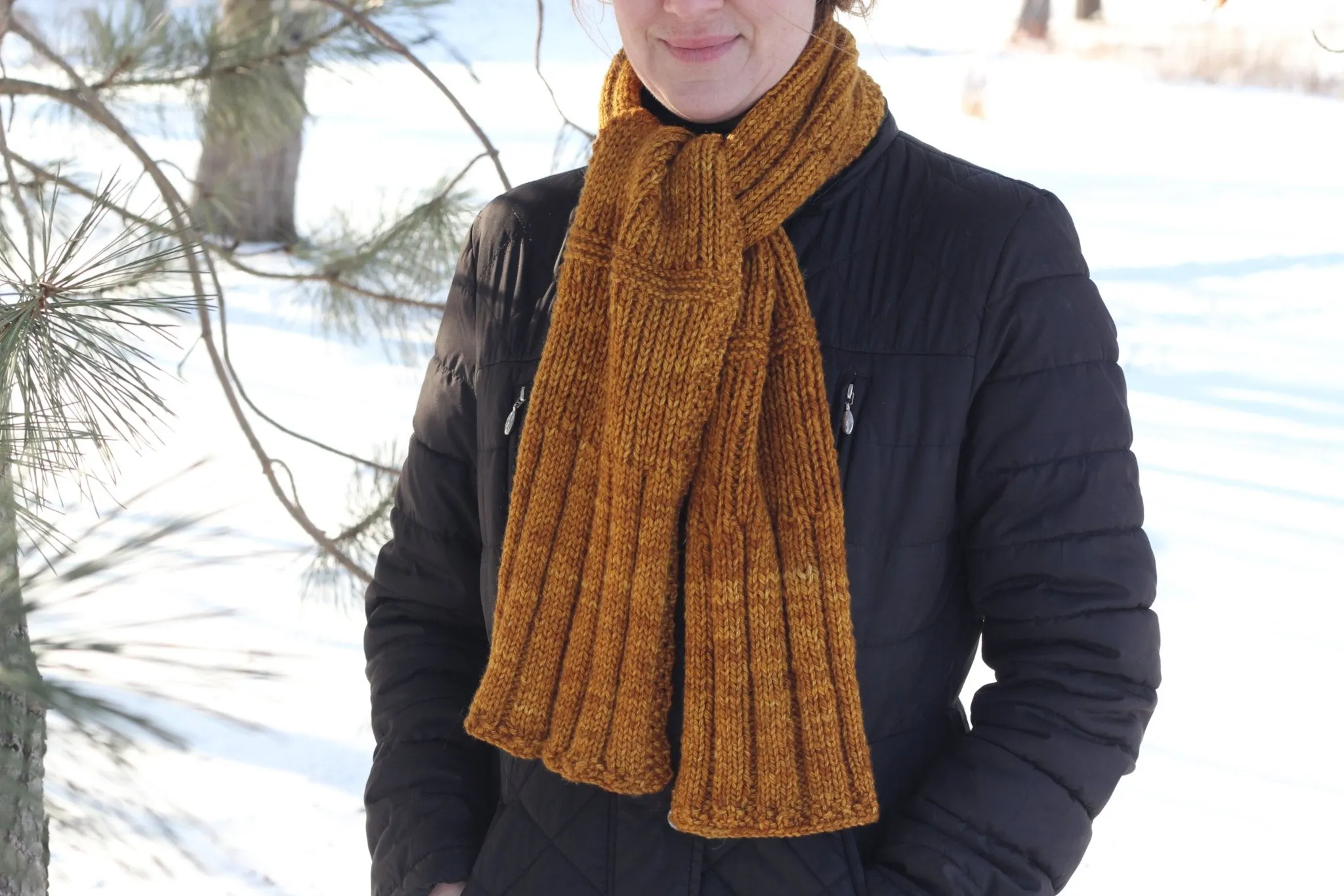 Retro Ski Scarf Pattern