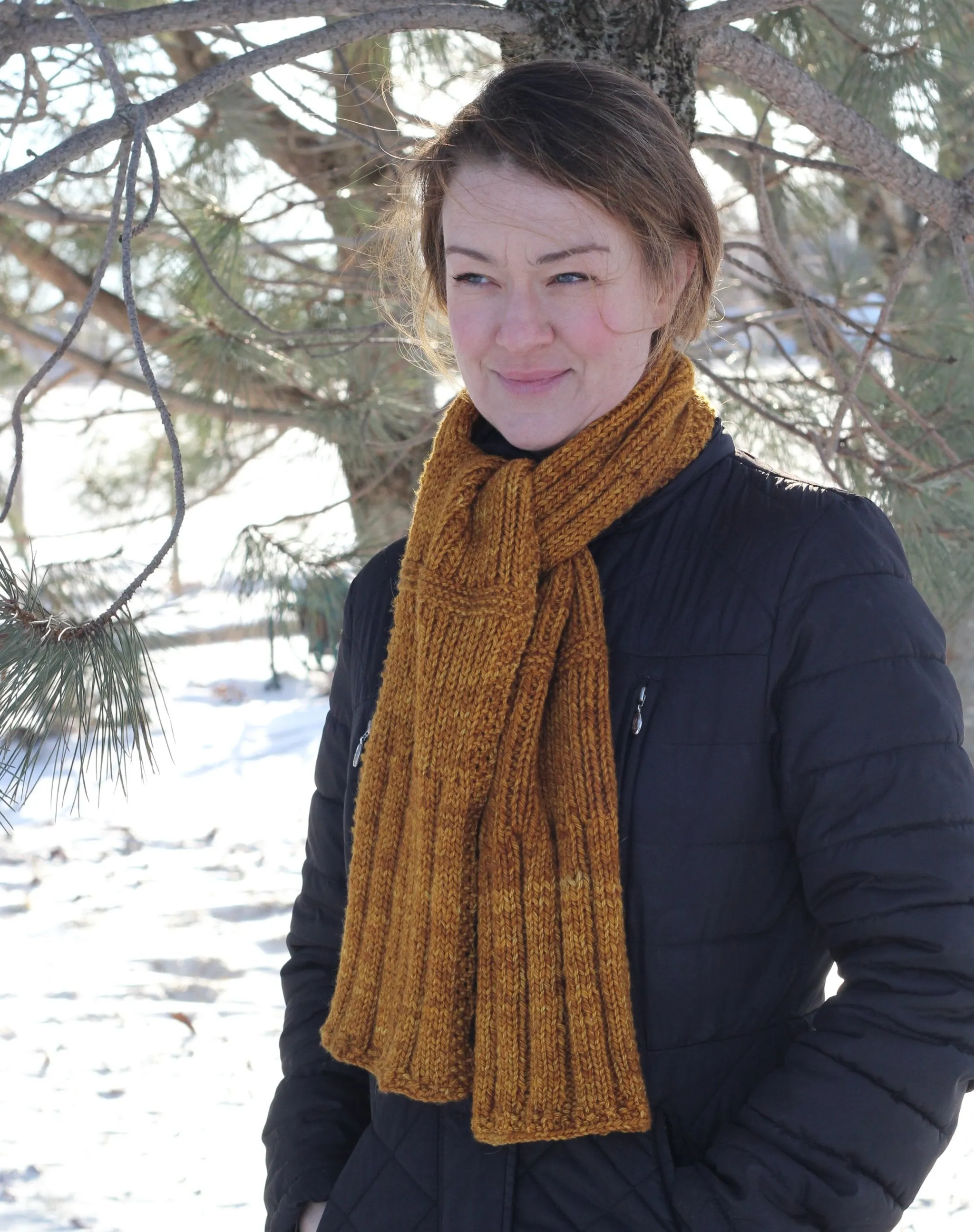 Retro Ski Scarf Pattern