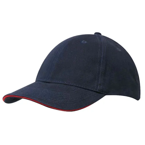 Sandwich Trim 6 Panel Baseball Cap