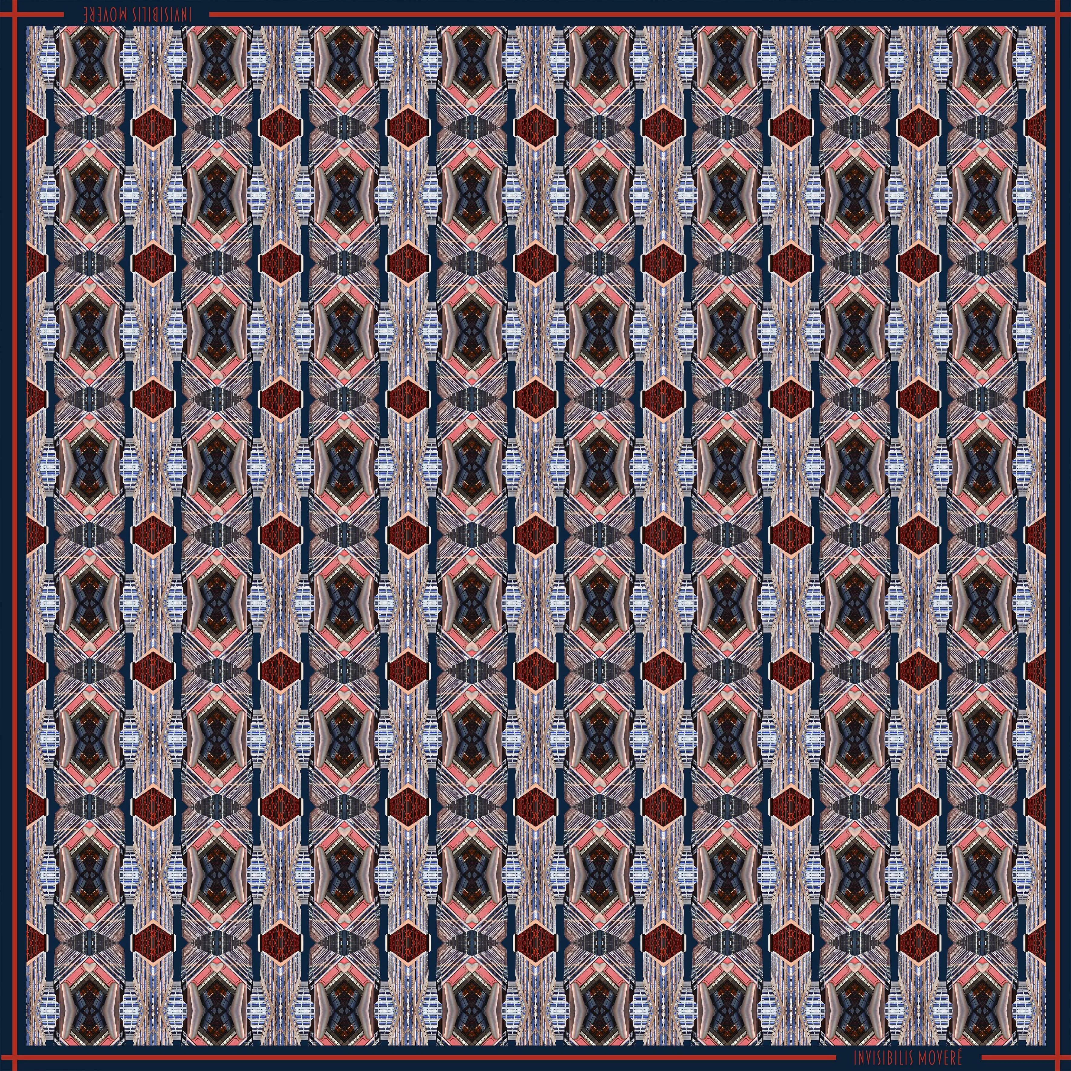 Small IM Tiled - Premium Silk Scarf 60