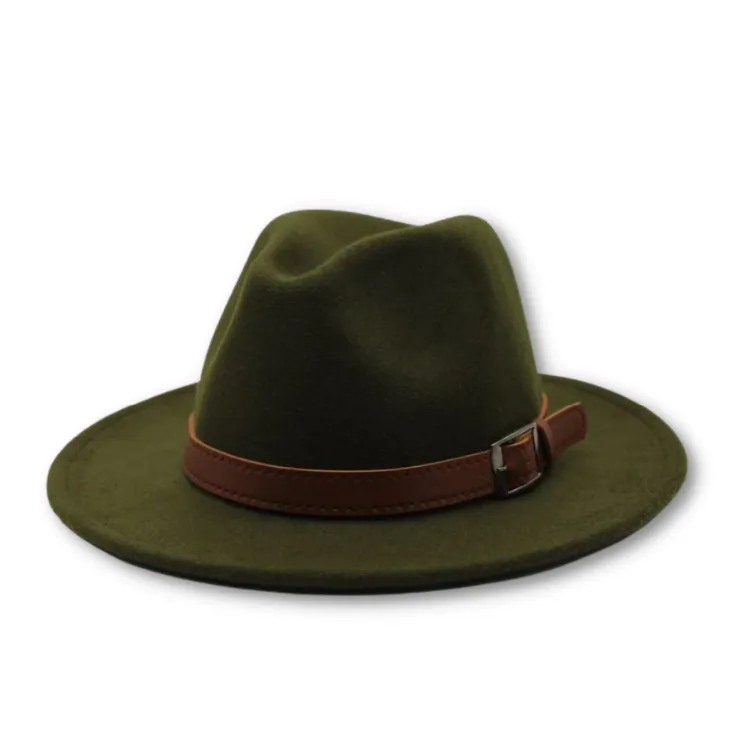 Taylor Fedora - Army Green