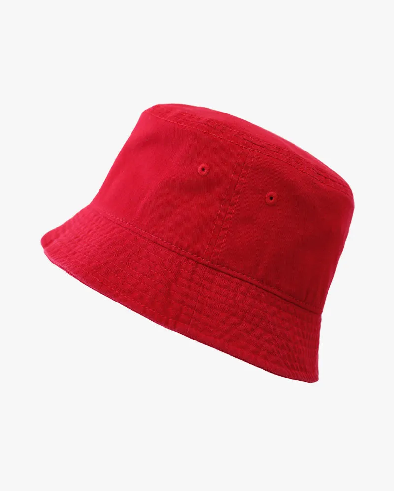 The Hat Depot - HipHop Style Fashion Low Angle Brim Cotton Bucket