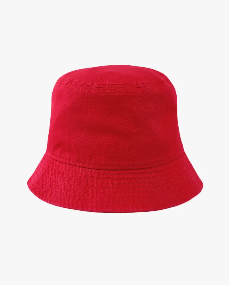 The Hat Depot - HipHop Style Fashion Low Angle Brim Cotton Bucket