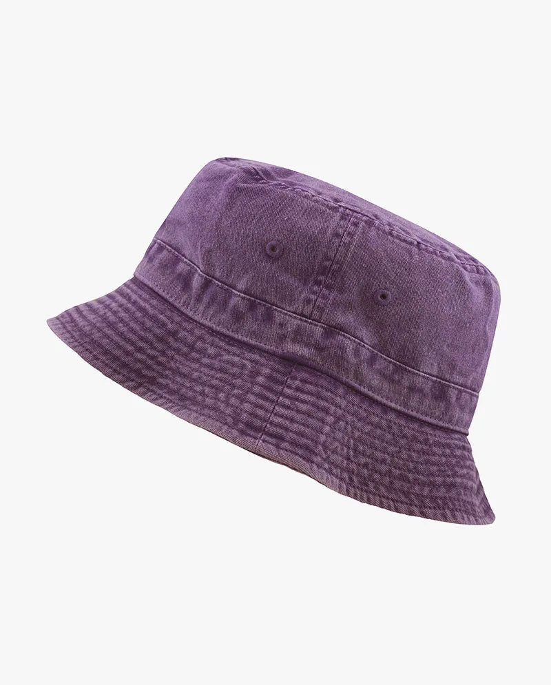 The Hat Depot - Pigment Cotton Bucket Hat