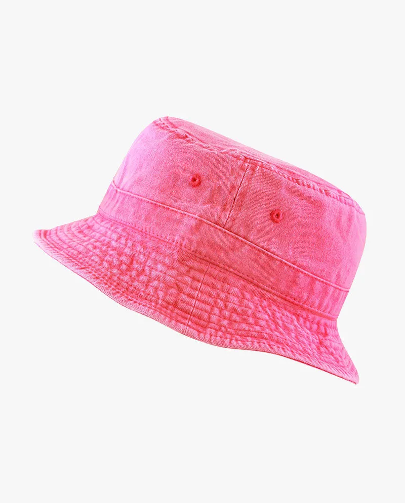 The Hat Depot - Pigment Cotton Bucket Hat