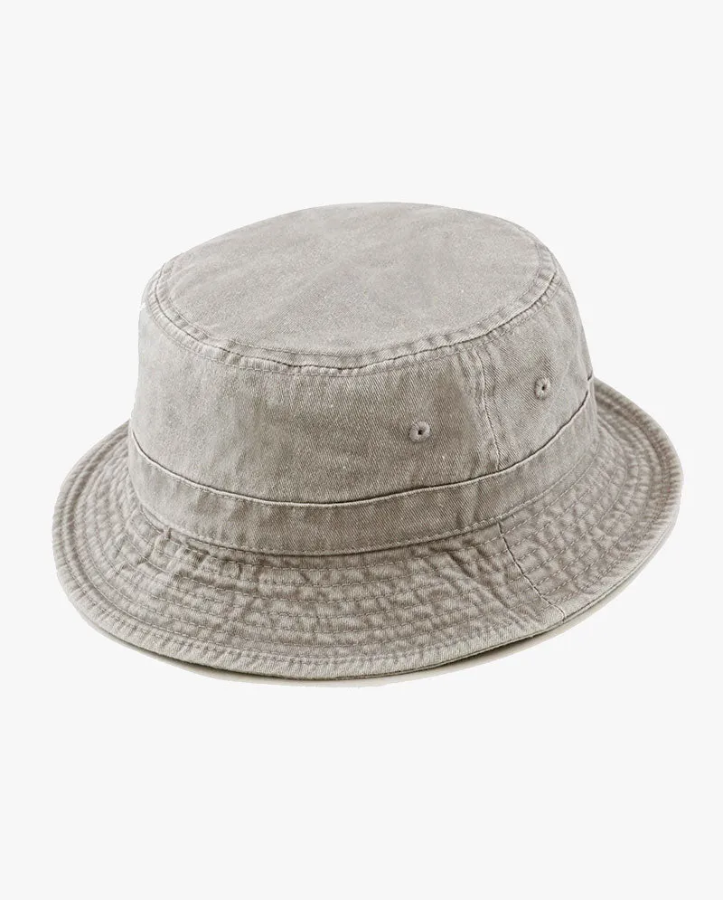 The Hat Depot - Pigment Cotton Bucket Hat