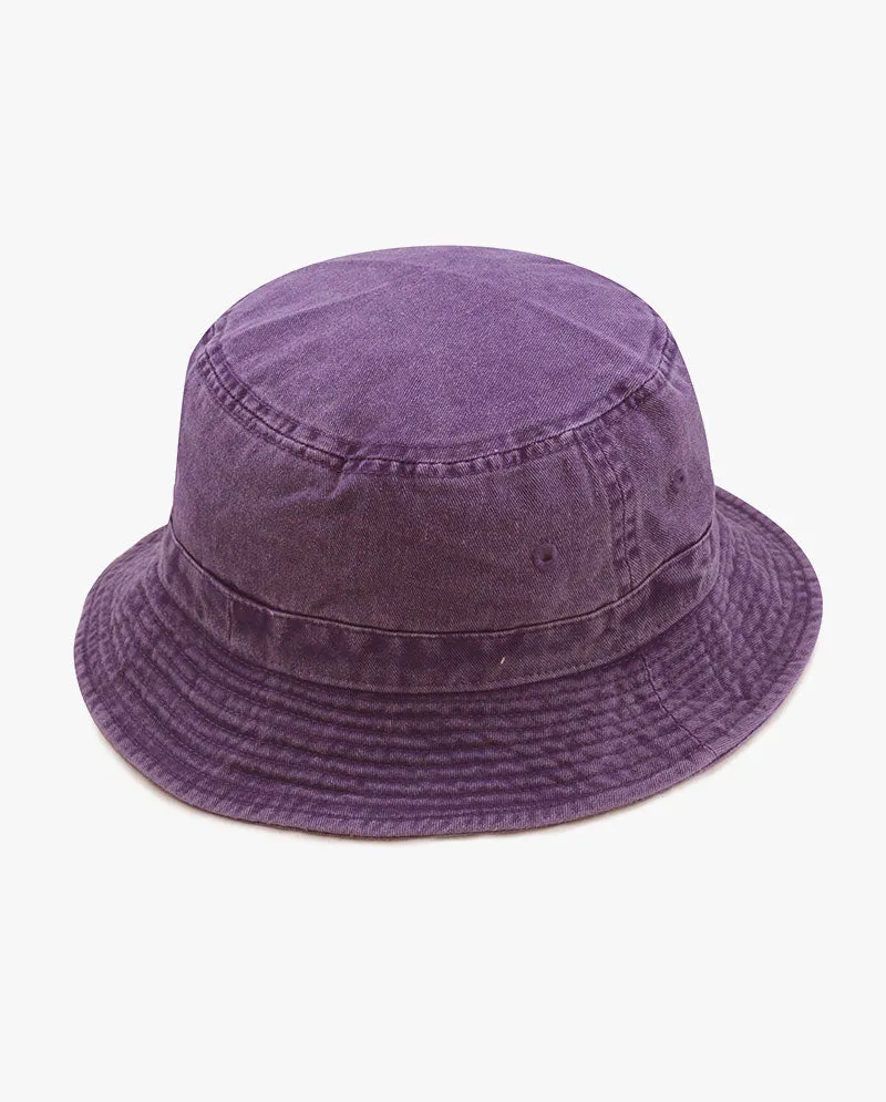 The Hat Depot - Pigment Cotton Bucket Hat