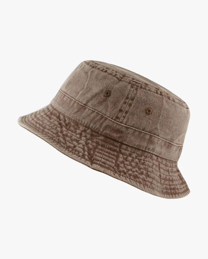 The Hat Depot - Pigment Cotton Bucket Hat