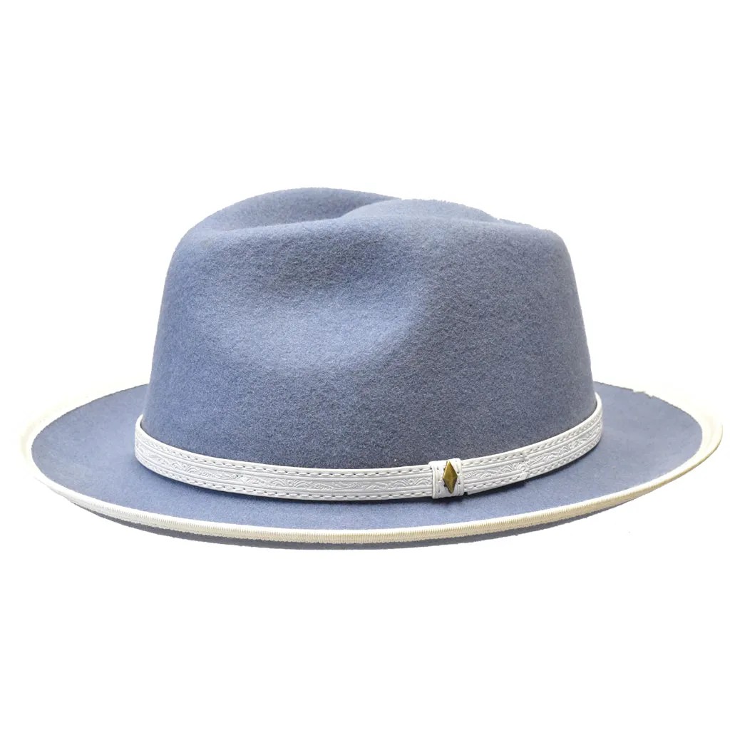 Toledo Classic Brim Wool Fedora by Bruno Capelo