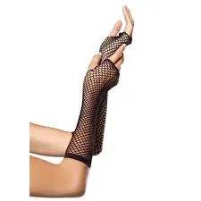 Triangle Net Fingerless Gloves