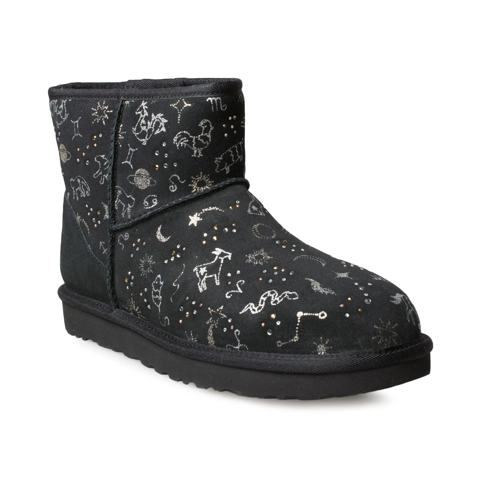 UGG Classic Zodiac Mini Black Boots - Women's