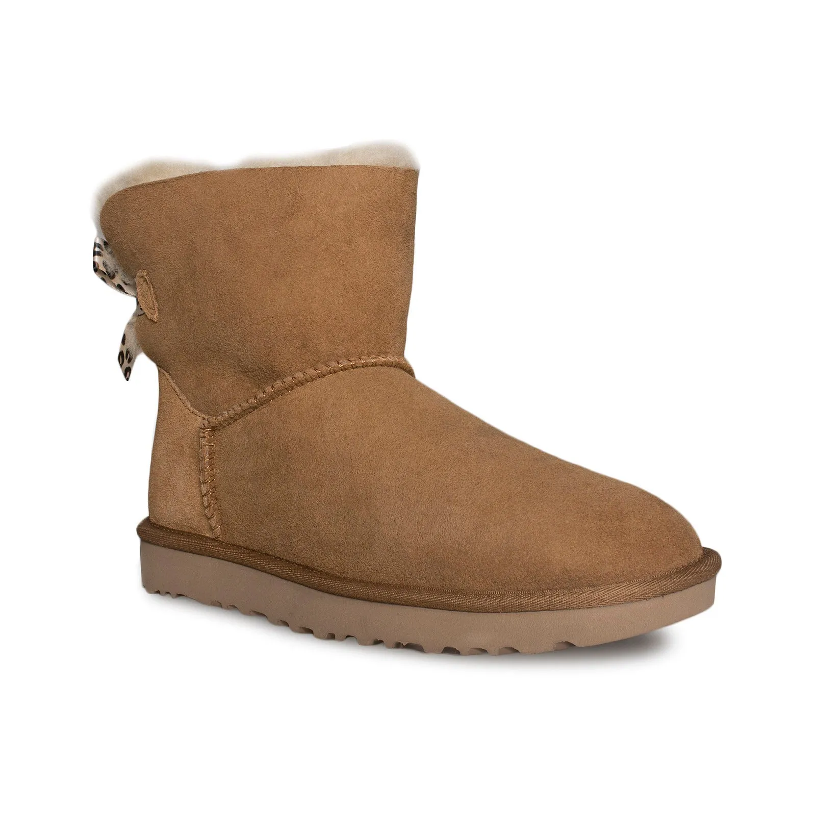 UGG Mini Bailey Bow II Exotic Chestnut Boots - Women's