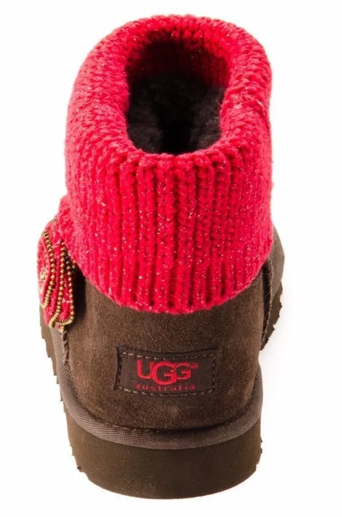 UGG MINI SOUTHERN BELLE BROWN BOOTS