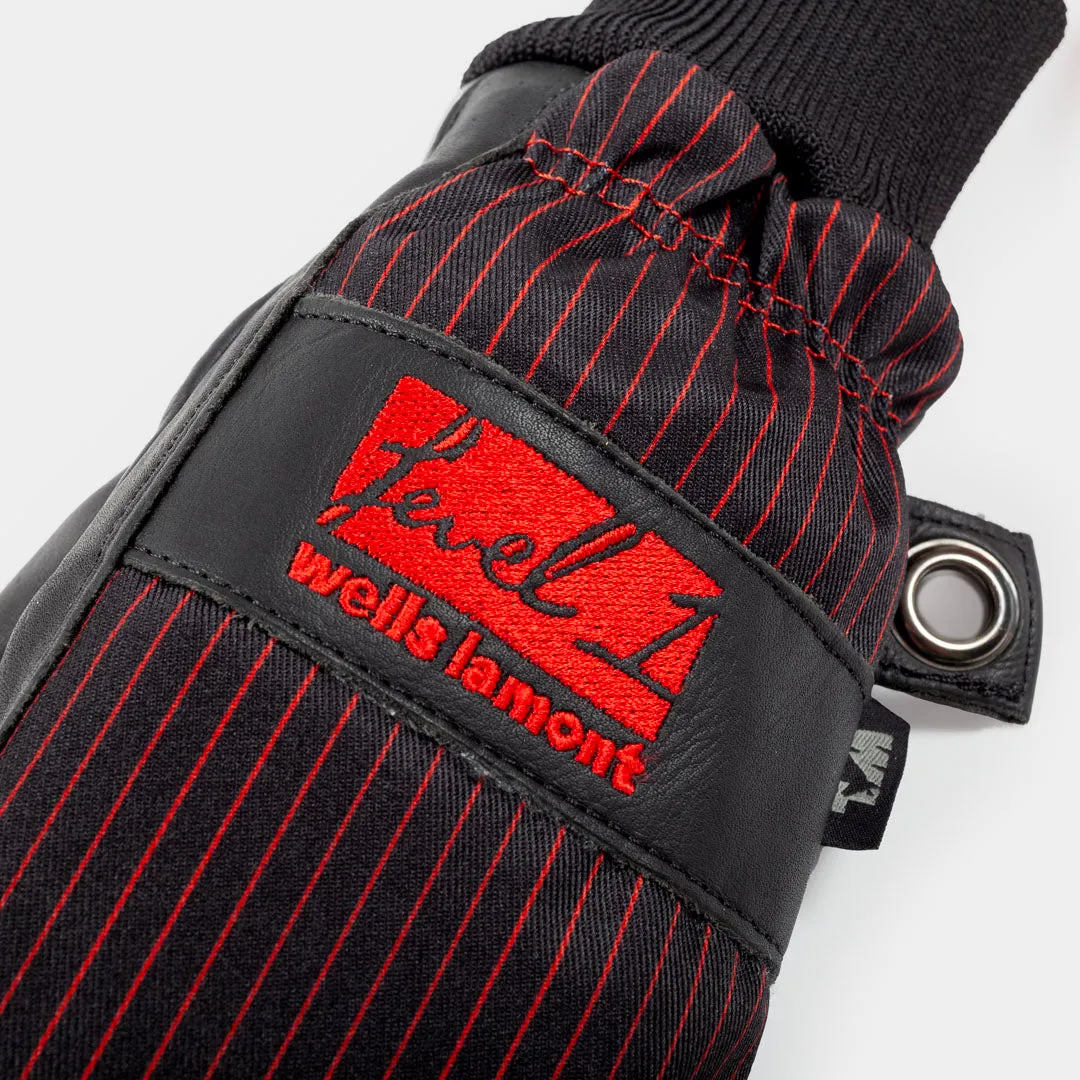 Wells Lamont® × Level 1 Lifty Mittens Black & Red