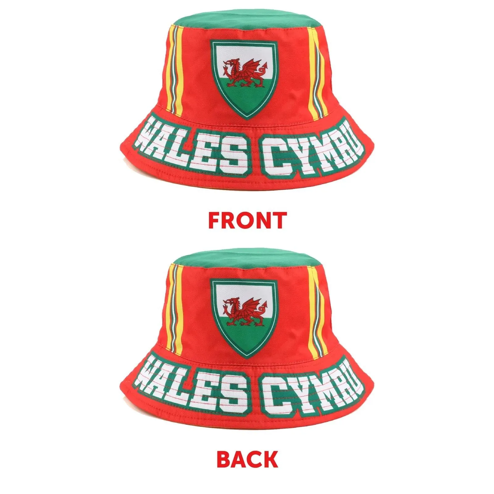 Welsh Adults Bucket Hat | Cymru Yma o HYD