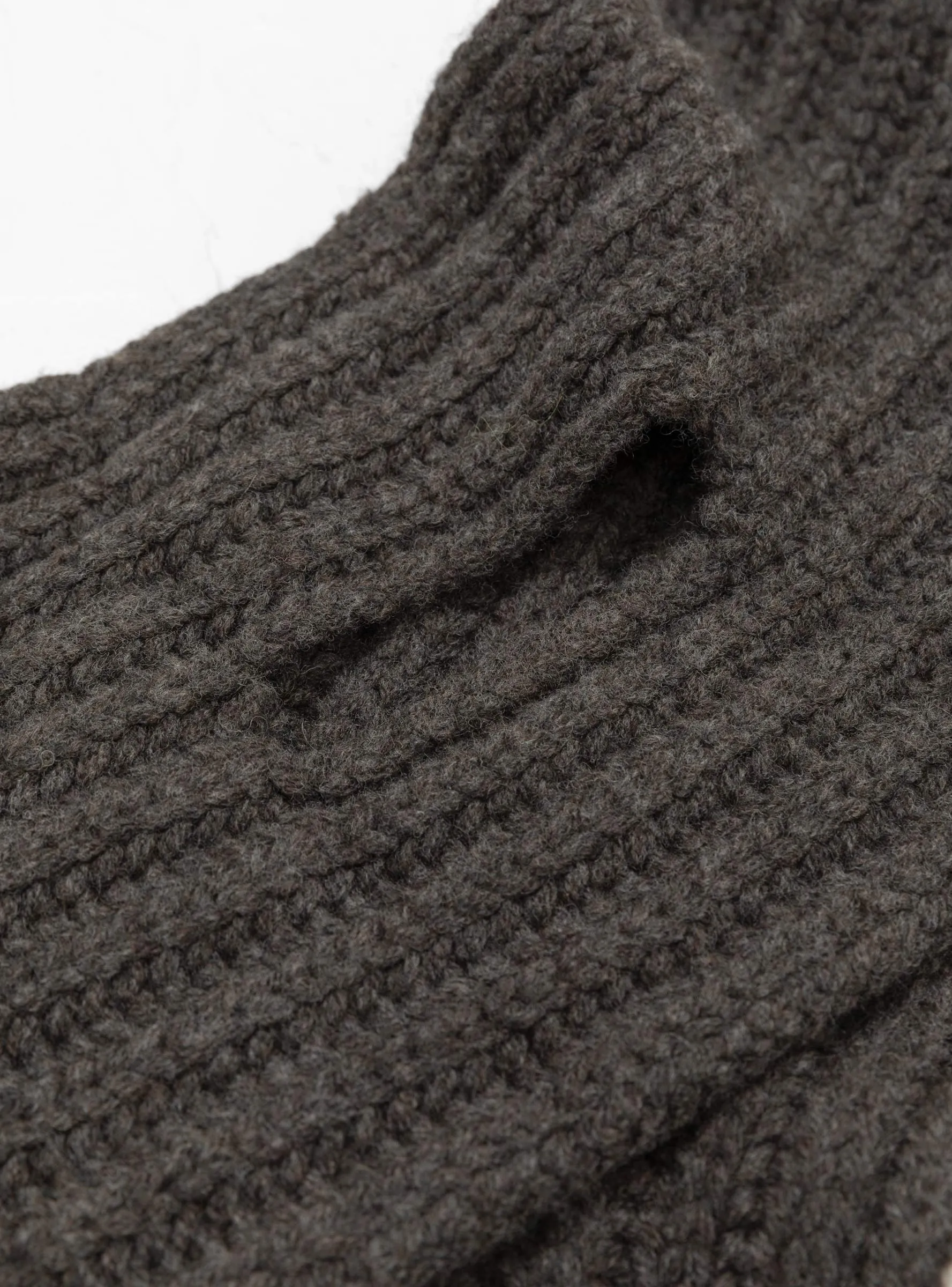 Yak Cross Scarf Charcoal